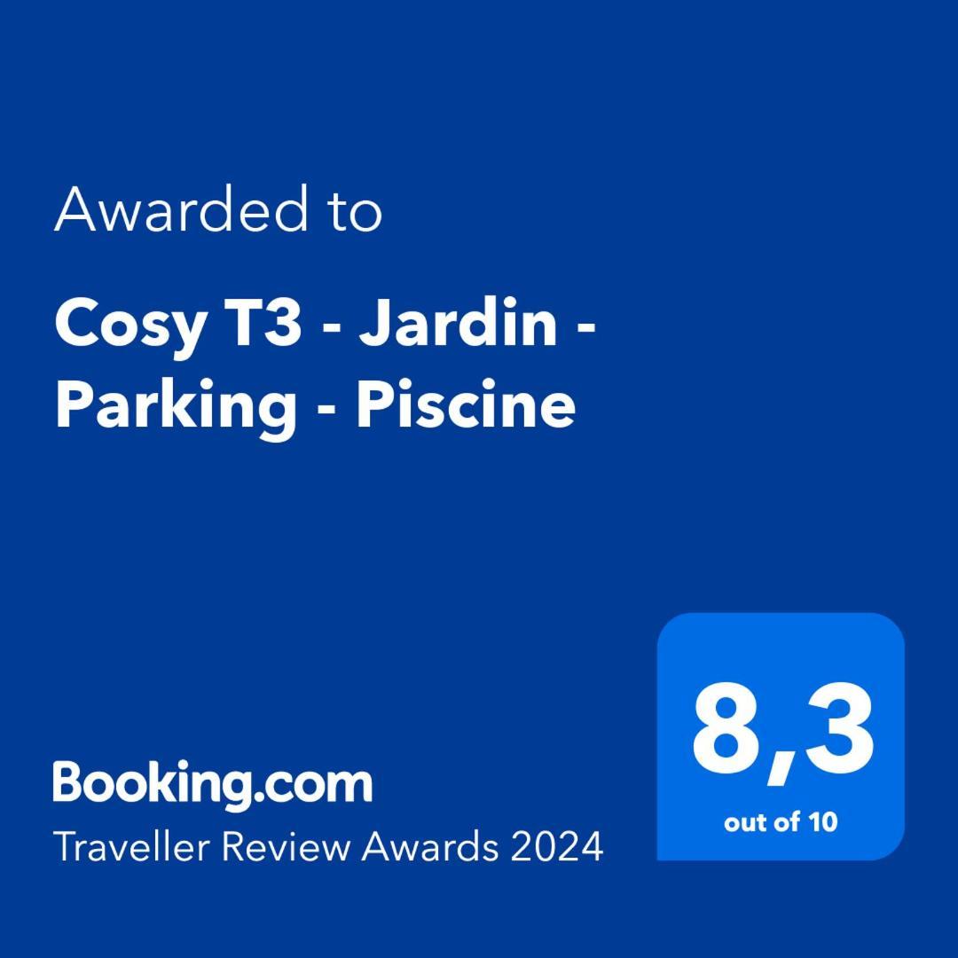Cosy T3 - Jardin - Parking - Piscine Lägenhet Montpellier Exteriör bild